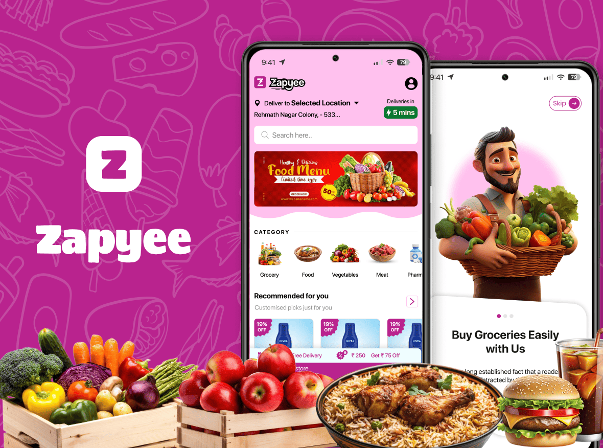 Best Custom Food Delivery Mobile App development company in Rajahmundry 